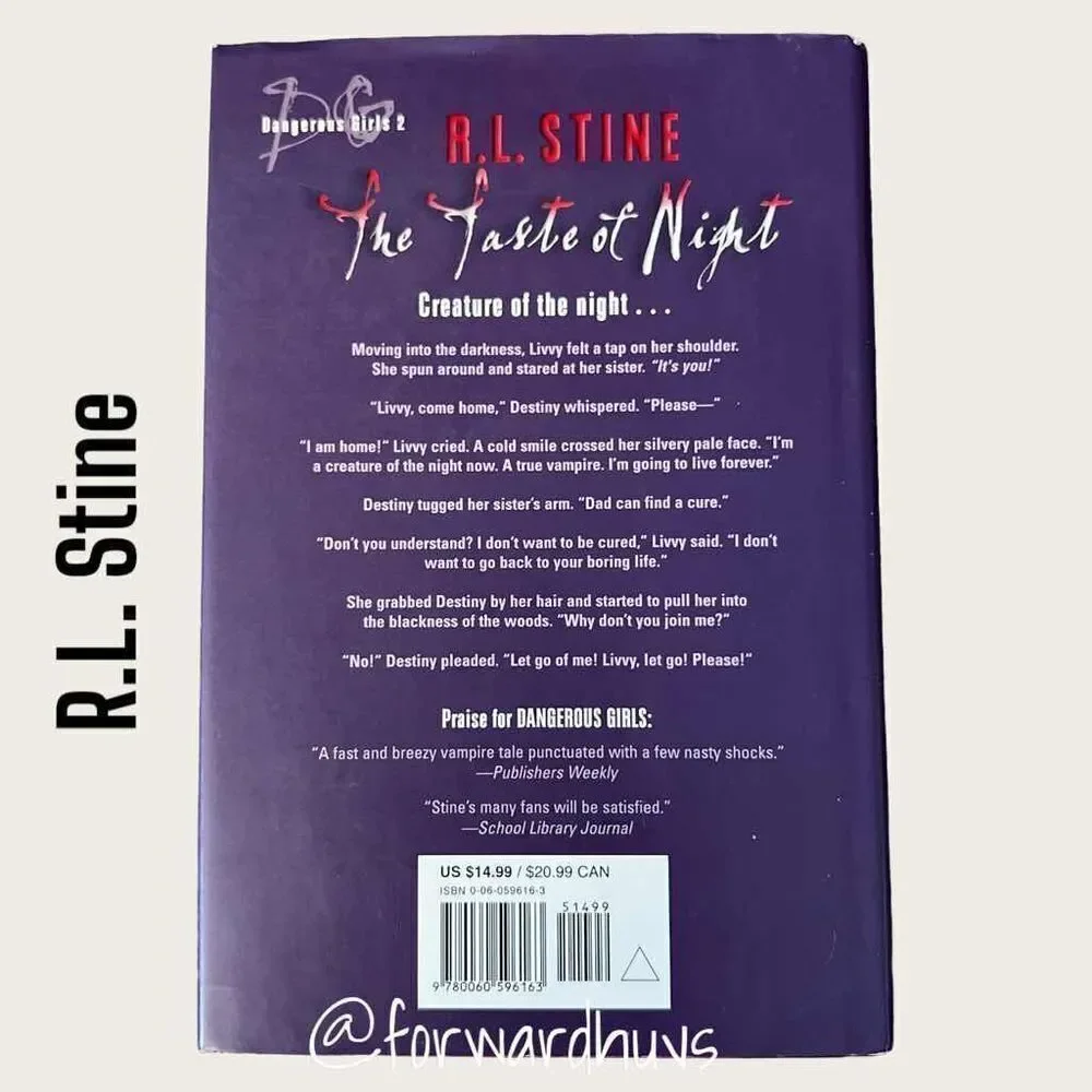 Dangerous Girls 2: The Taste of Night by R.L. Stine Hardcover
